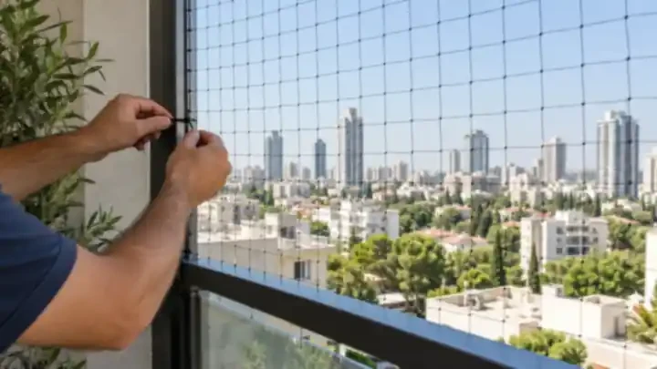 רשת יונים למרפסת: איך מתקינים ומה עוד עוזר
