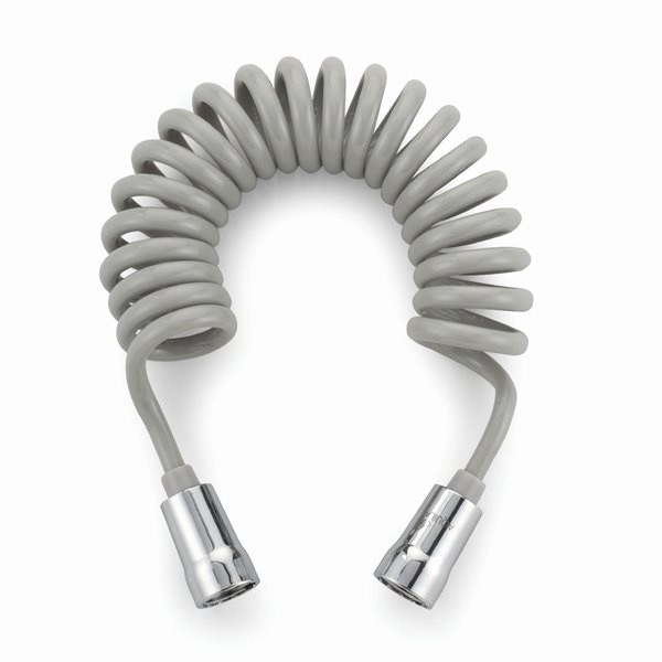 צינור קפיצי ספירלה נמתח עד 2 מטר אפור