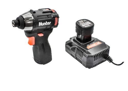 סט מברגת אימפקט 16V ללא פחמים + סוללה 2.0Ah + מטען + תיק 100312-026 Hunter