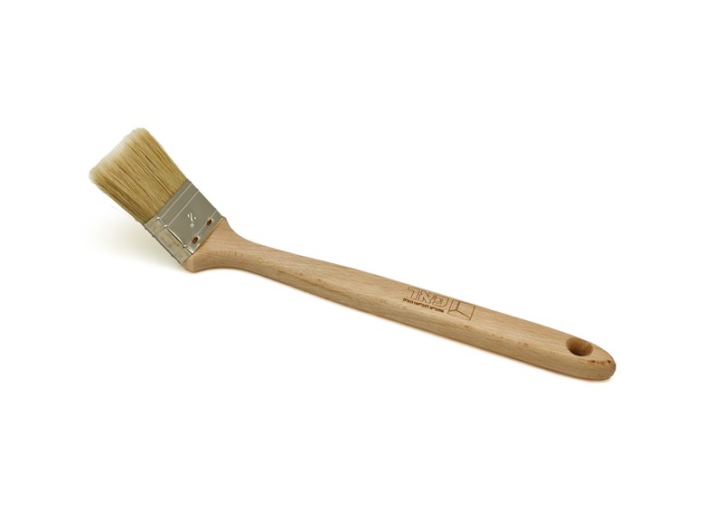 מברשת עבה בזוית ידית עץ "2