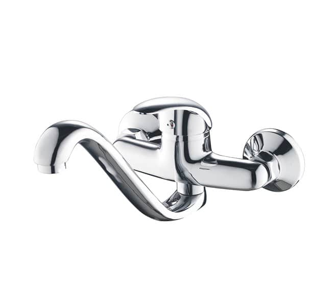 ברז קיר נמוך ATLANTIC כרום ניקל AQUILA