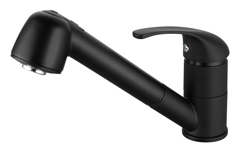 ברז נשלף SCANORA שחור AQUILA