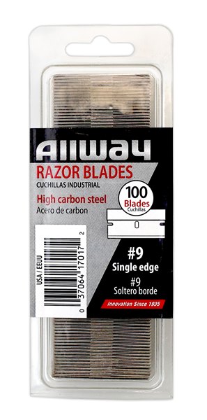 סט 100 להבים לגלס סקרייפר ALLWAY