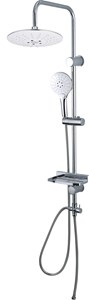 ערכת פינוק למקלחת נירוסטה 95 ס״מ ים כרום ניקל