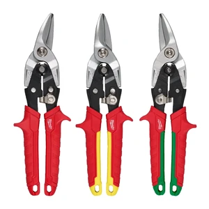 סט 3 מספרי פח מילווקי MILWAUKEE