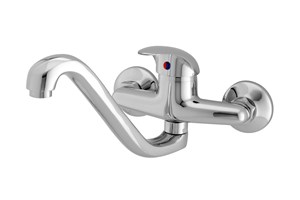 ברז קיר גבוה ATLANTIC כרום ניקל AQUILA