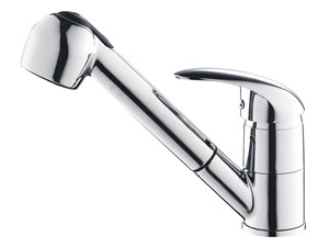 ברז מטבח נשלף ישר MONTE כרום ניקל AQUILA