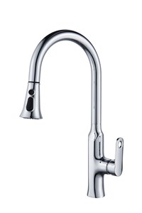 ברז מטבח נשלף PIER כרום ניקל AQUILA PREMIUM