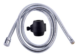 צינור לברז נשלף נירוסטה + משקולת 1.5 מטר כרום