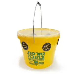 הטורפת הצהובה מלכודת זבובים דלי