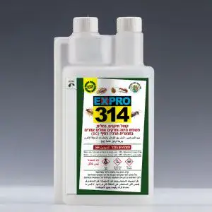 אקספרו 314 | קוטל מקצועי של תיקנים, פשפש המיטה ונמלים | למדבירים בלבד | 1 ליטר