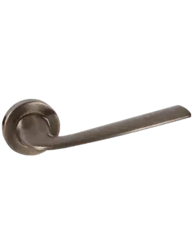 ידית נעה לדלת כניסה דגם אלמוג ברונזה