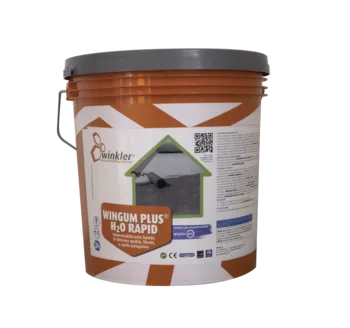 ווינגום פלוס רפיד-WINGUM PLUS H20 RAPID איטום במריחה צבע לבן 5 ק"ג