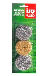 סנו סושי ספוגיות מתכת לקרצוף