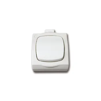 מפסק יחיד YARDEN בצבע לבן מתח/זרם 230V/10A FETAYA