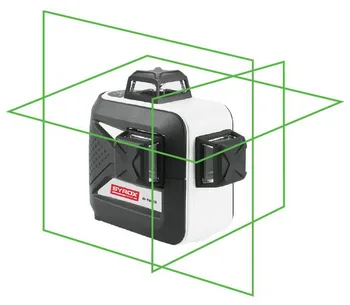 פלס לייזר ירוק 360- 3 כיוונים מצטלב במארז קשיח SYROX