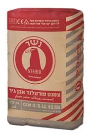 שק מלט נשר 25 ק"ג