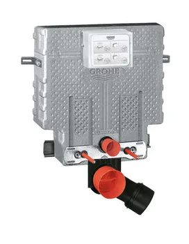 מיכל הדחה סמוי נמוך לקיר בלוקים Uniset גרואה GROHE