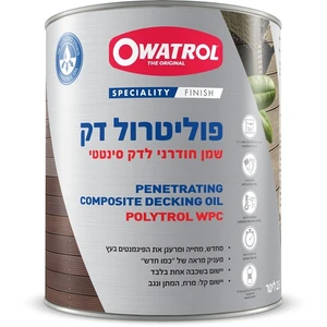 Owatrol Polytrol WPC פוליטרול דק - שמן חודרני לדק סינטטי 2.5 ליטר