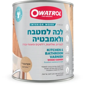 לכה על בסיס מים - Wood Varnish