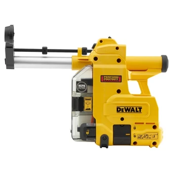 שואב אבק מובנה עם מסנן HEPA לפטישון DEWALT דיוולט