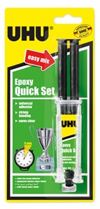 דבק אפוקסי מזרק 14 מ"ל UHU