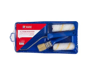ערכת צביעה אקרילי 4 אינץ' BLUE טמבור